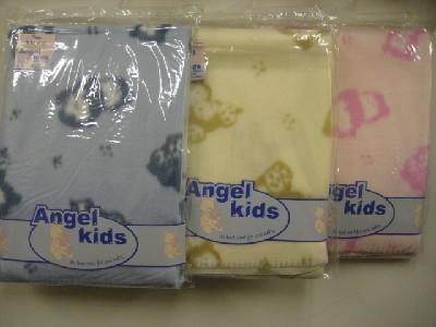 Fleece Wrap With Teddy Print