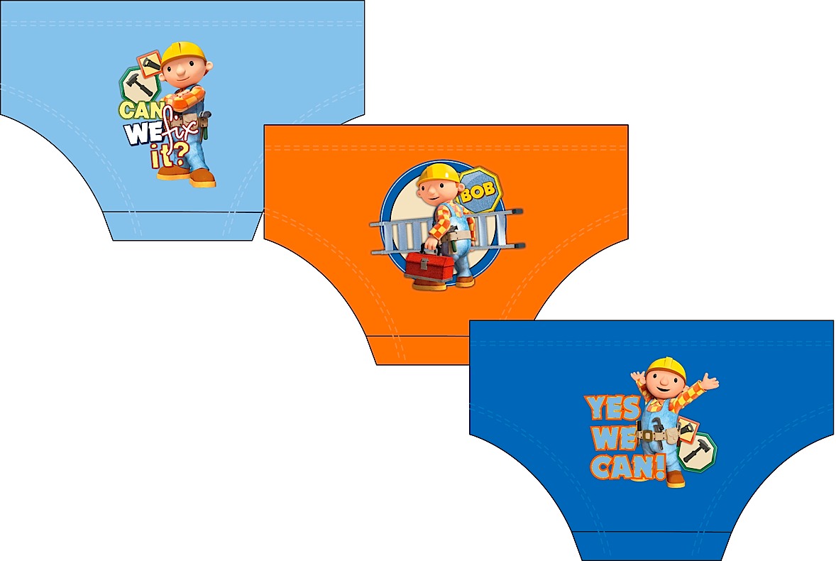 Boys Bob The Builder 3pk Brief Set