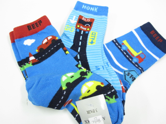 Kids Assorted Traffic Socks