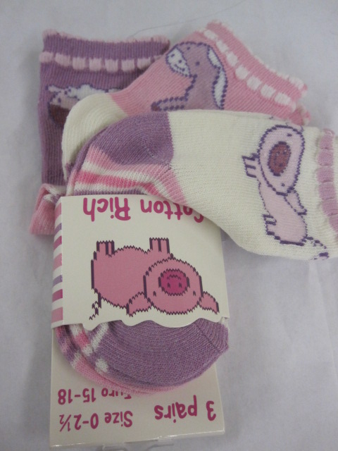 Baby Assorted Socks Pack Pig