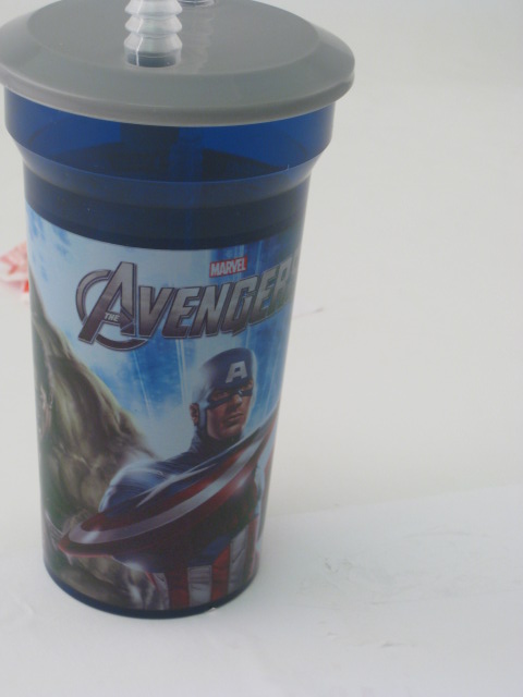 Avengers Straw Bottle