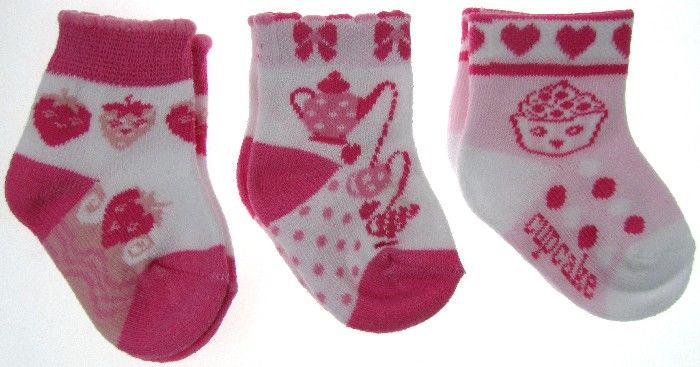 Baby Assorted Socks Fruit Cake Design