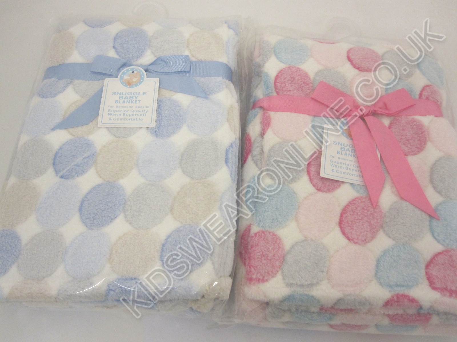 Baby Cot Blanket Pink And Blue Mixed Pack Of 6