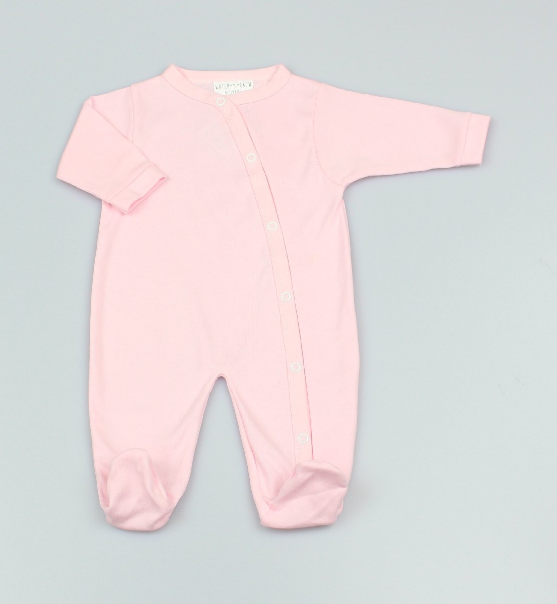 Baby Cotton Sleepsuit - Pink