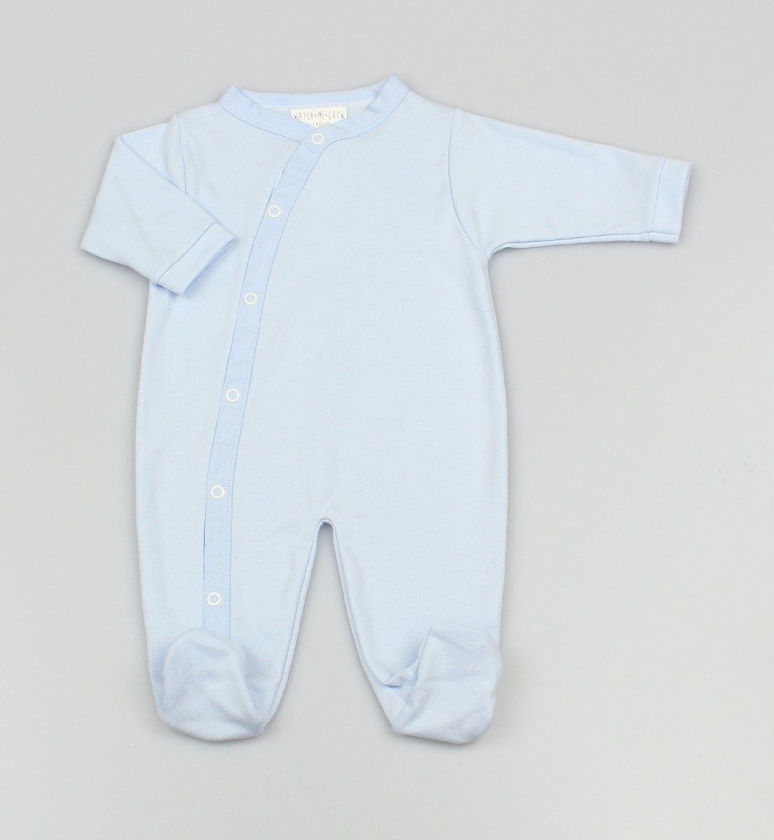 Baby Cotton Sleepsuit - Blue