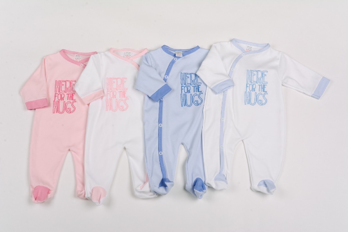 Interlock Sleepsuit Here For Hugs