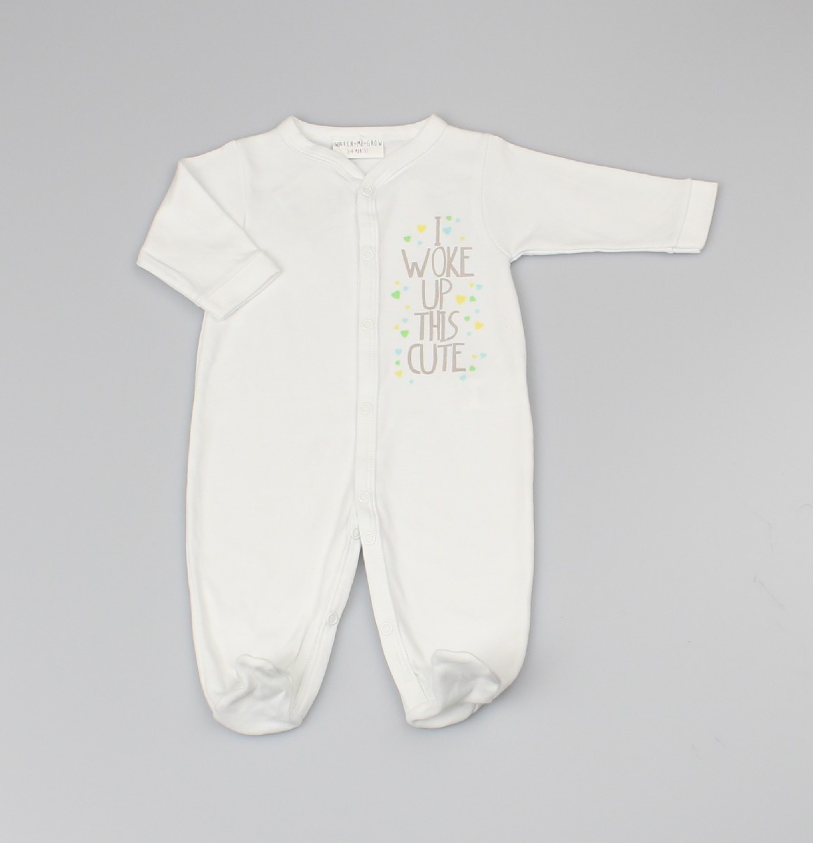 Interlock Sleepsuit Woke Up Cute