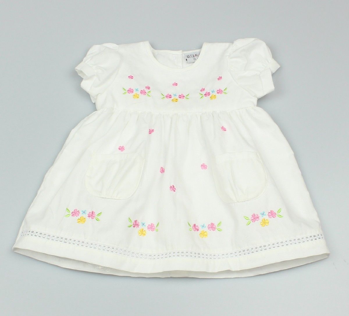 AOP Dress Lined Pink Flowers