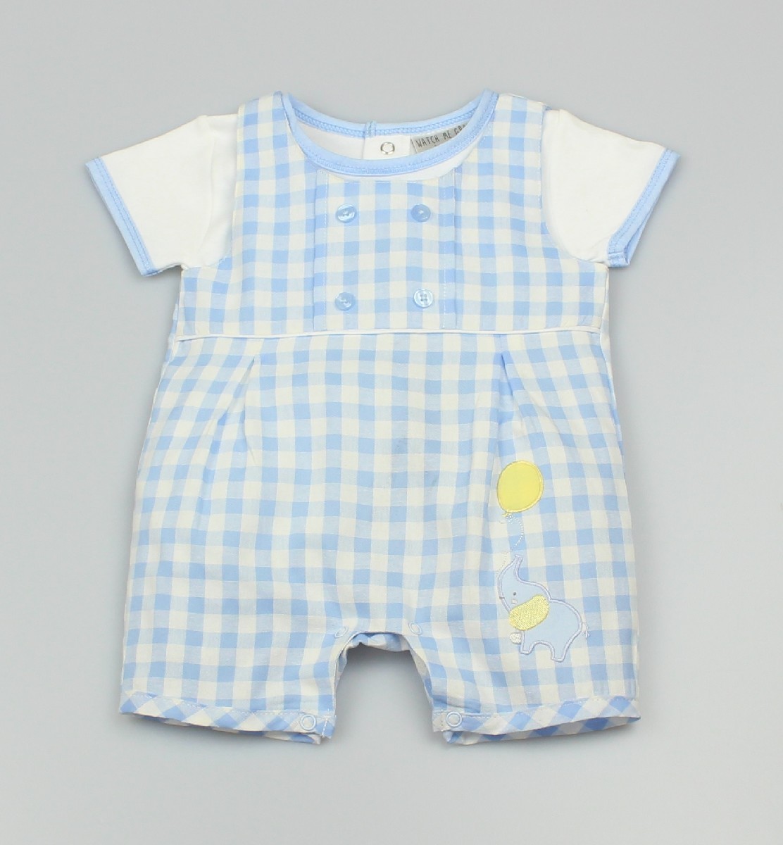 Boys Dungaree + Top Elephant